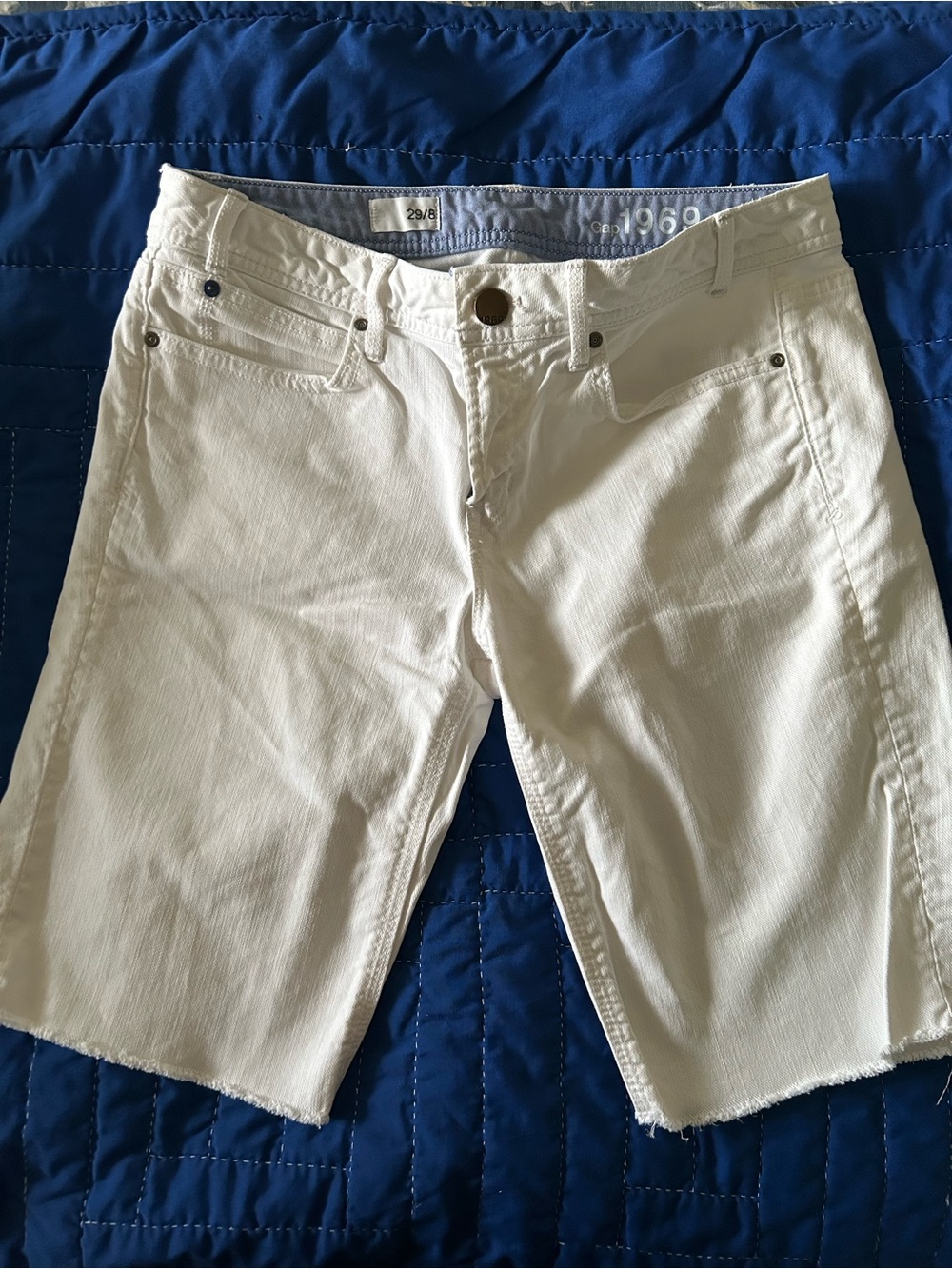 GAP White Women’s Denim Cutoff Shorts